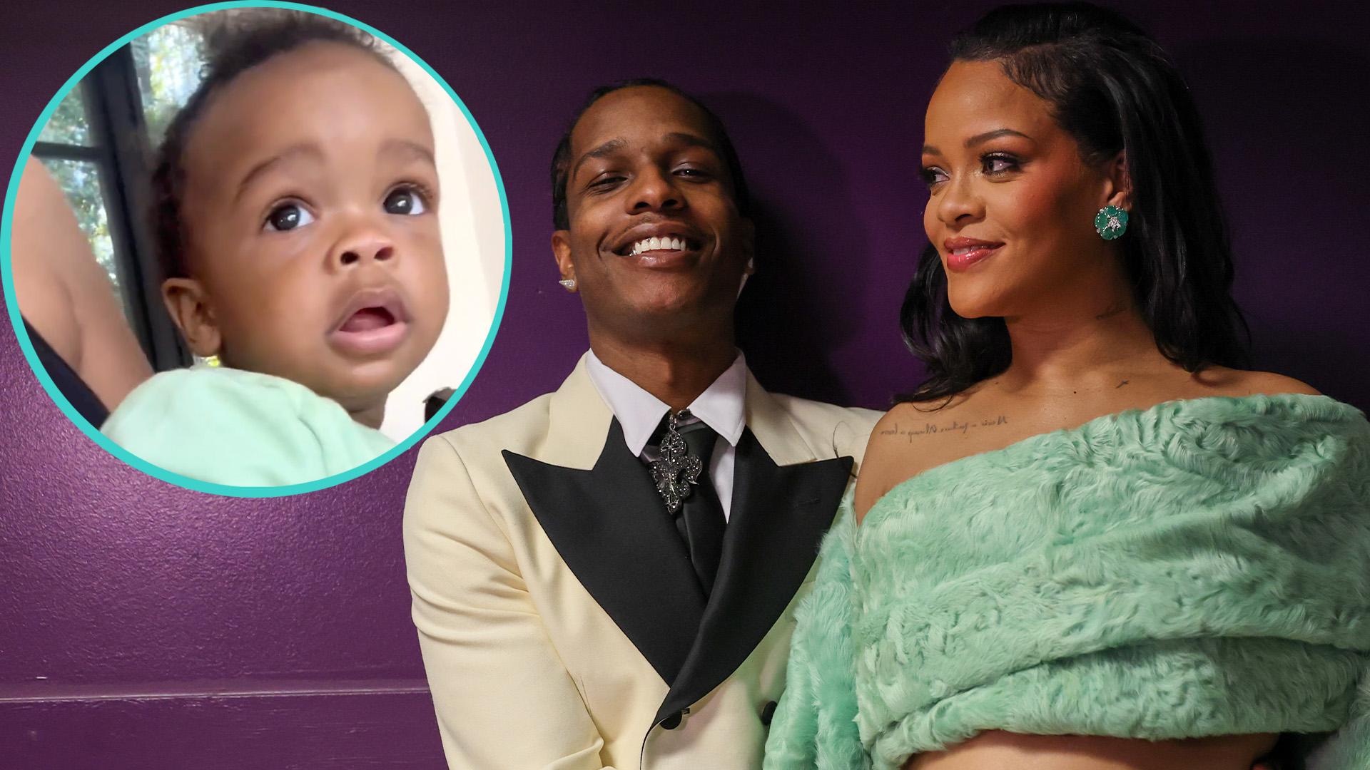 Rihanna & A$AP Rocky’s 10-Month-Old Son Plays With Bunnies In Adorable ...