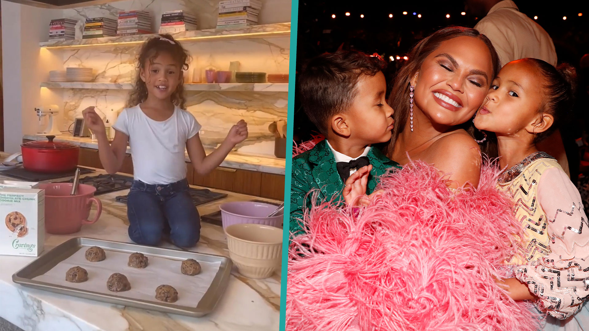 Chrissy Teigen & John Legend's Daughter Luna Pretends To Be Mom While