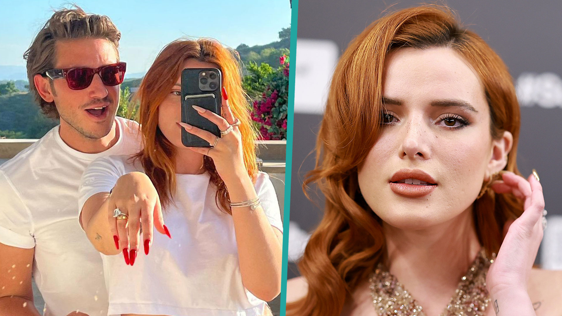 Bella Thorne Announces Engagement To Boyfriend Mark Emms & Shows Off Diamond Ring: 'My Love