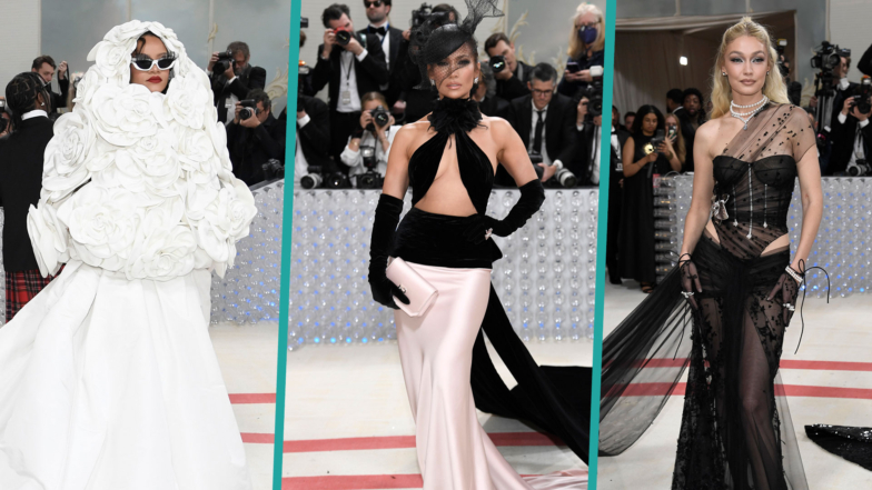 2023 Met Gala Red Carpet Celebrity Fashion: Rihanna, Jennifer Lopez, Gigi Hadid & More Stars Dazzle