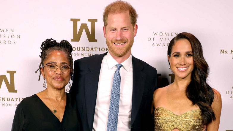 Prince Harry, Meghan Markle & Her Mom Doria Ragland Stun At Event In New York City