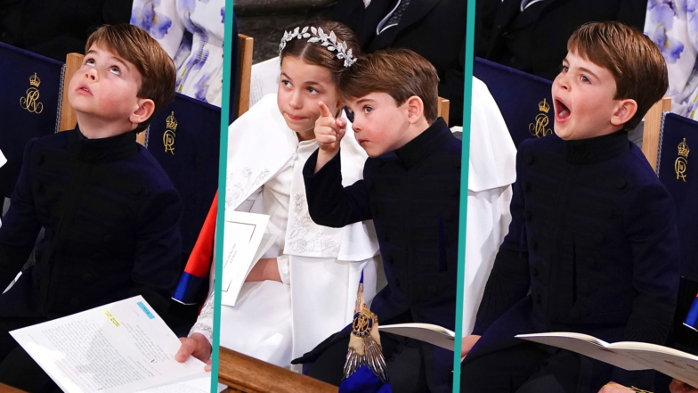 Prince Louis Steals The Show At King Charles' Coronation