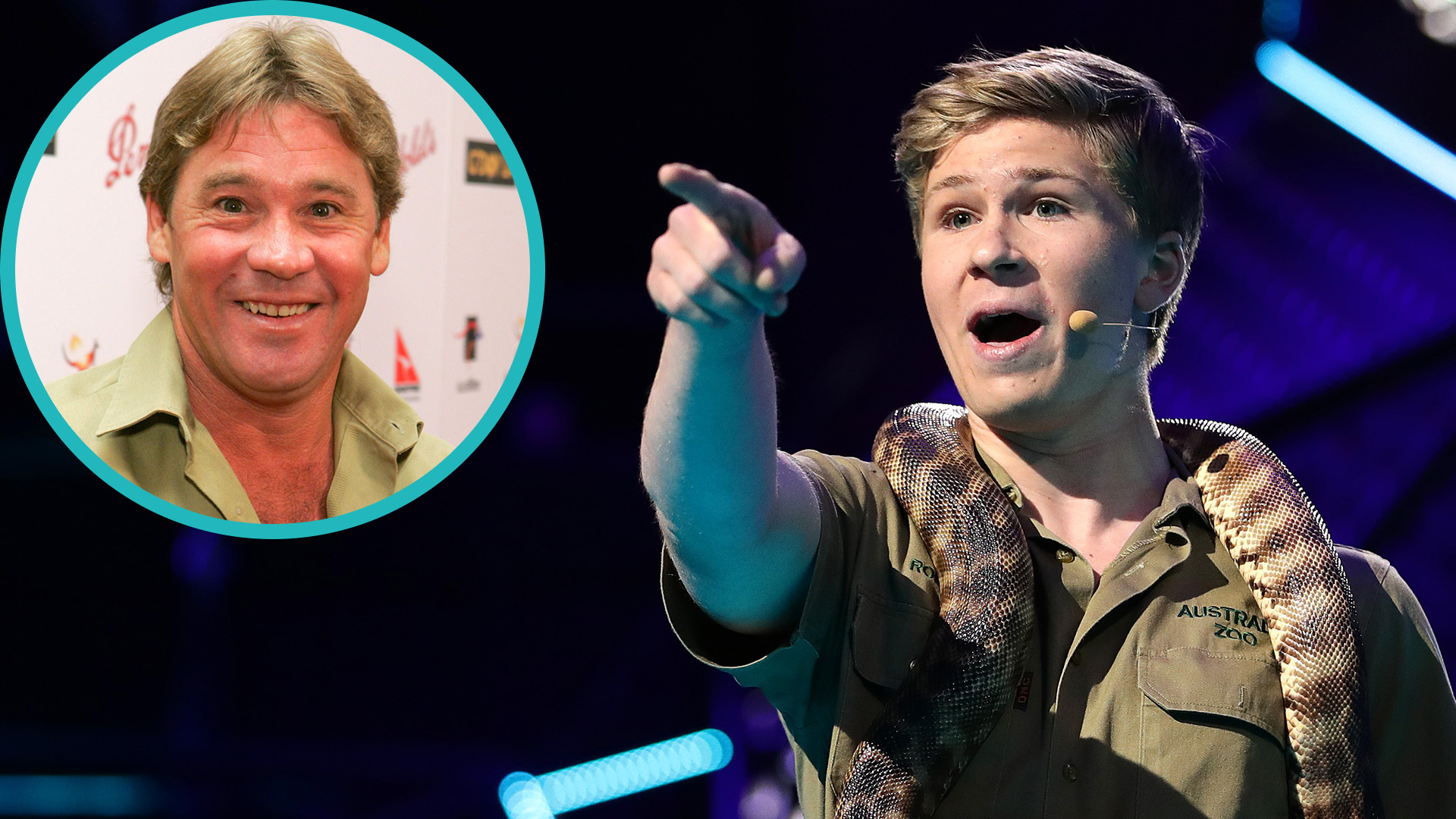 Robert Irwin Gets Bitten In The Face By Same Snake Species Late Dad ...