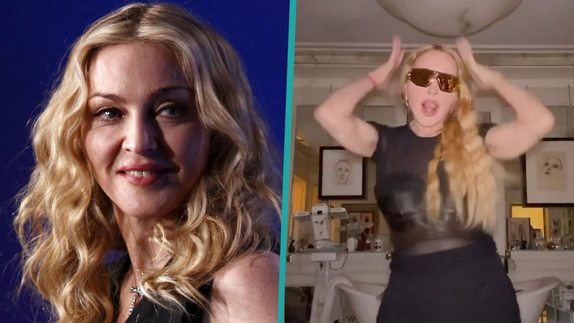 Madonna Dances To 'Lucky Star' As She Celebrates 40th Anniversary Of(00)