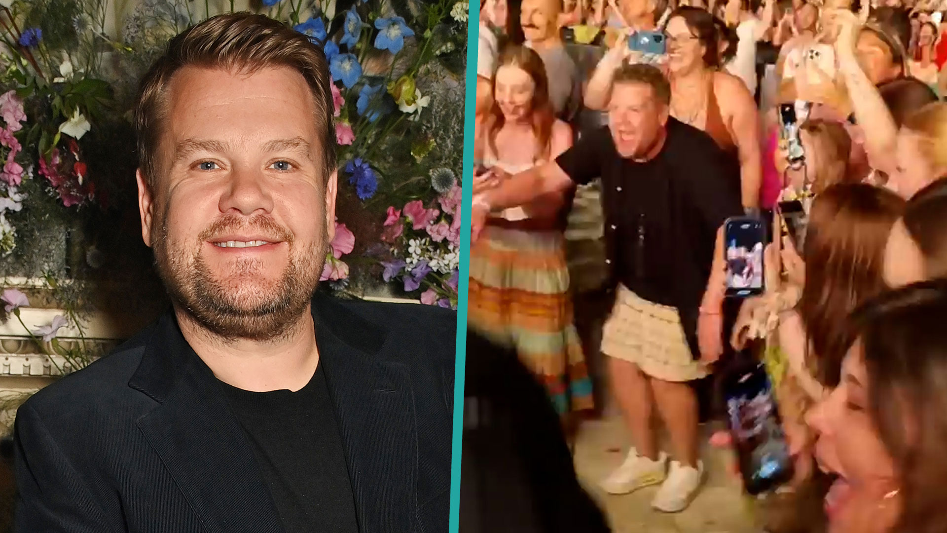 James Corden Has Best Time At Harry Styles Concert With Conga Line