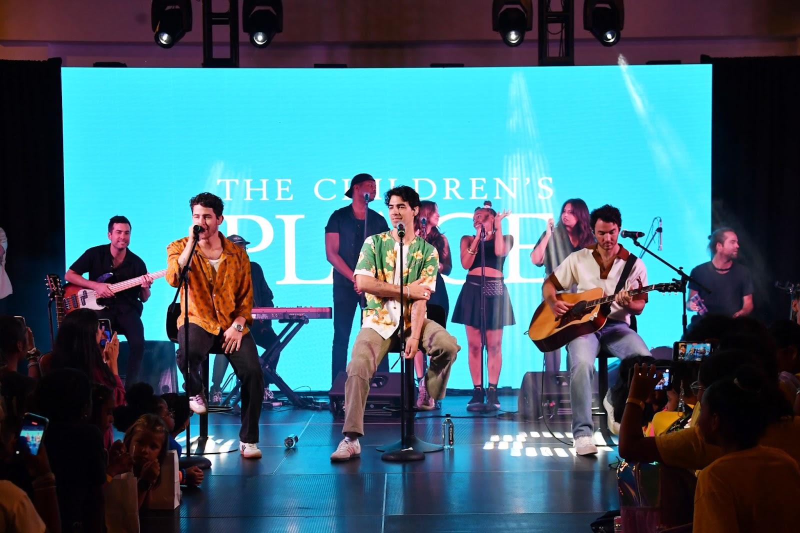 The Jonas Brothers perform at The Children’s Place Best School Day Ever Event in East Rutherford, NJ on August 10th, 2023.