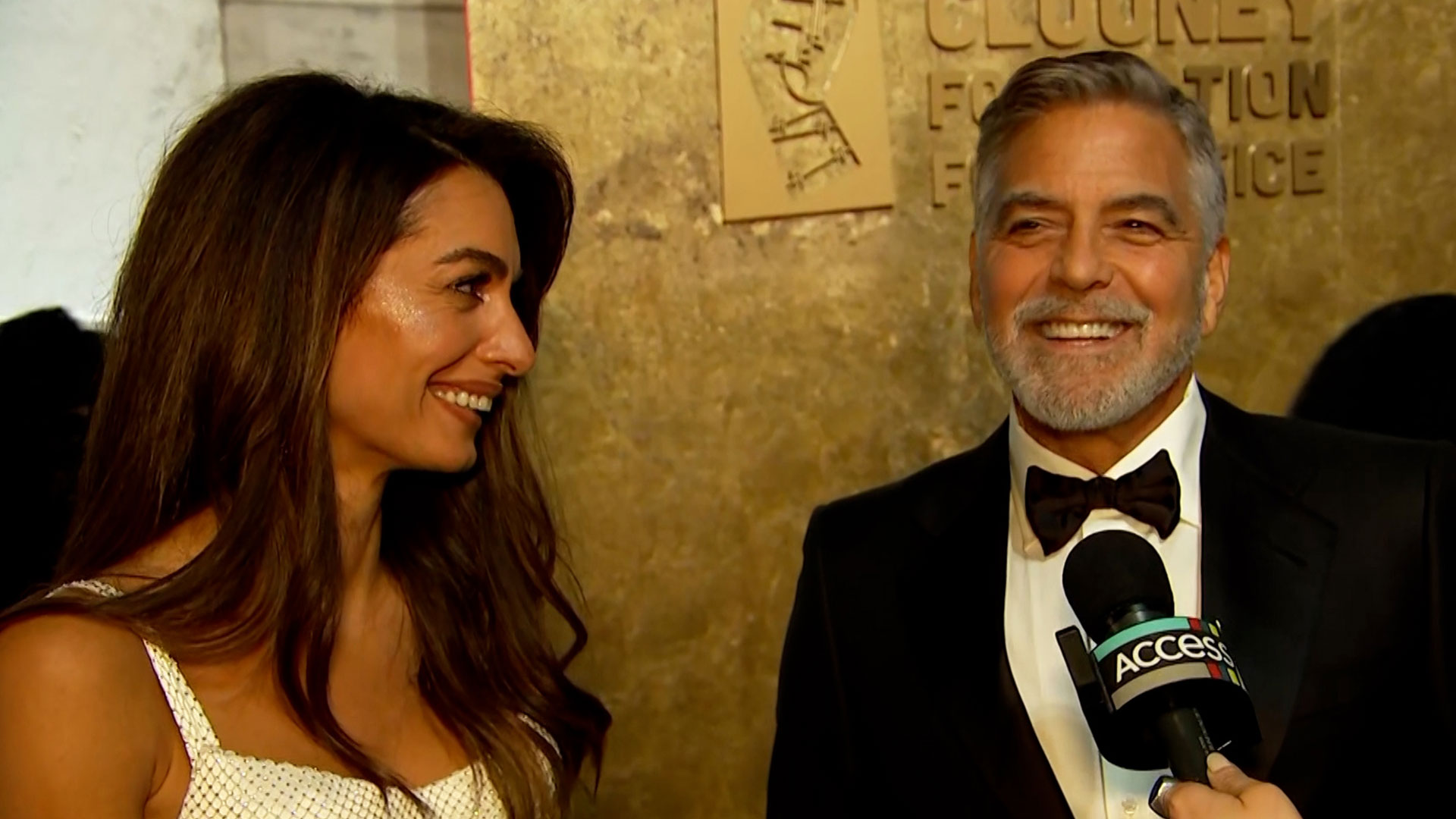 Clooney Reveals His & Amal Clooney's Twins Are 'Listening To