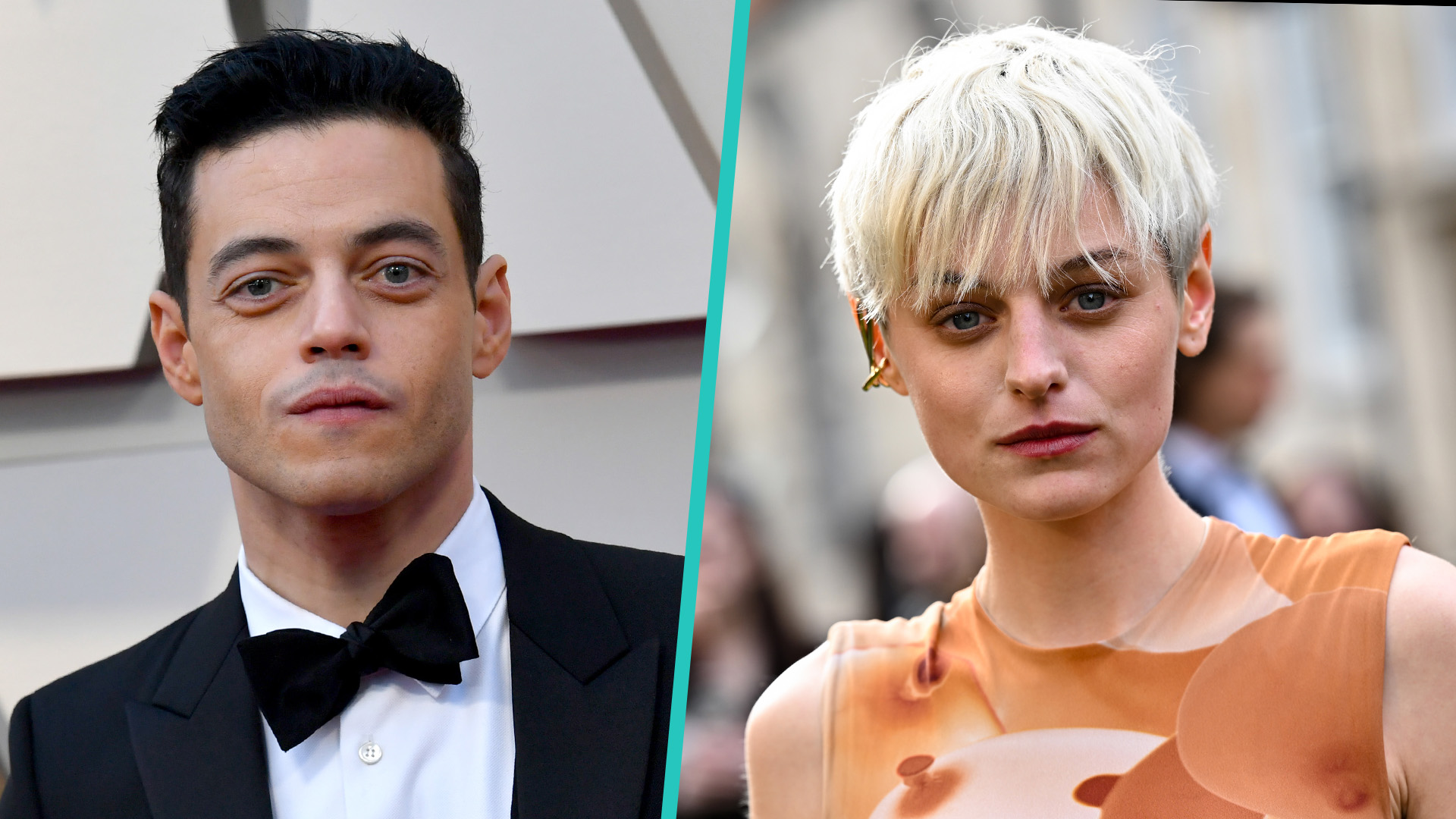 Rami Malek & Emma Corrin Seen Kissing On London Outing Access