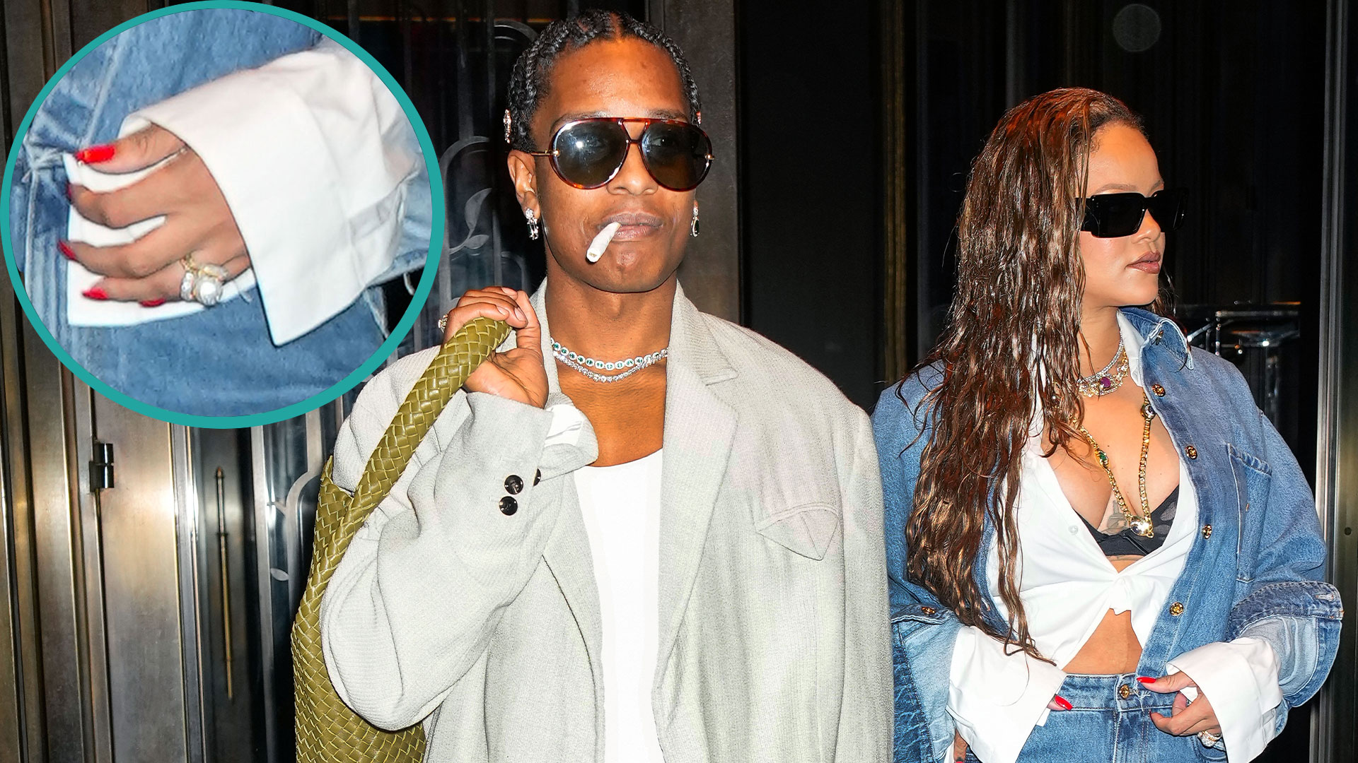 Rihanna & A$AP Rocky Spark Engagement Rumors As She Rocks Massive