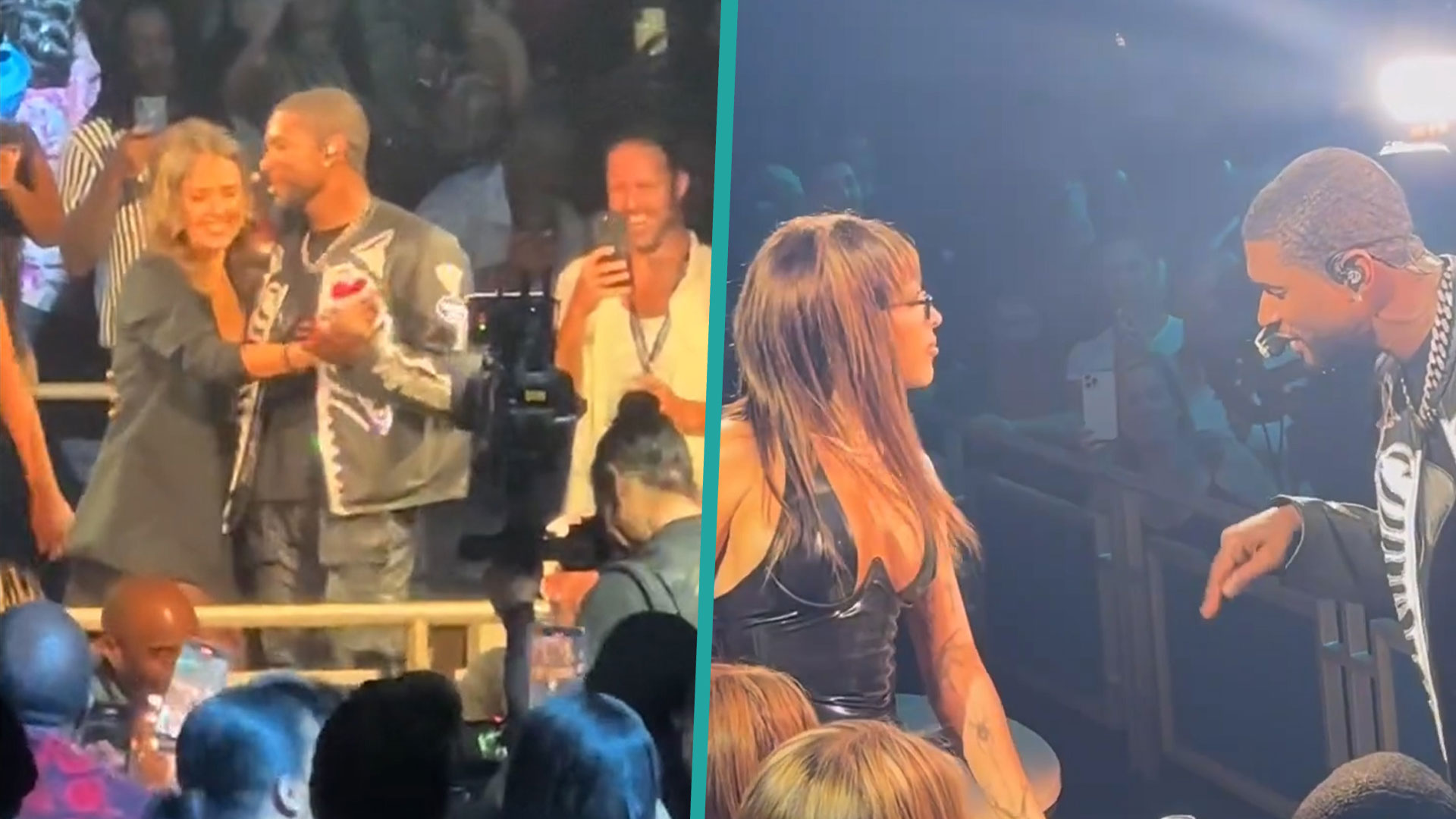Usher Serenades Jessica Alba & Doja Cat In Sexy Las Vegas Residency
