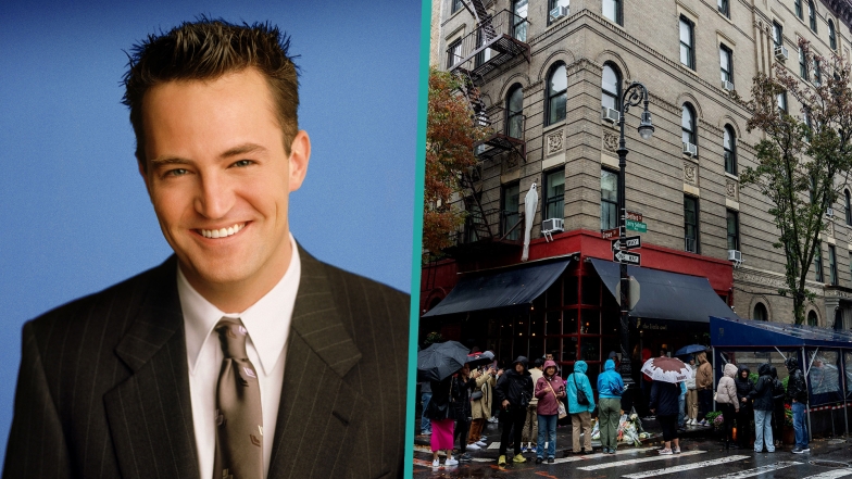 Matthew Perry Fans Pay Tribute To Him At ‘Friends’ NYC Apartment