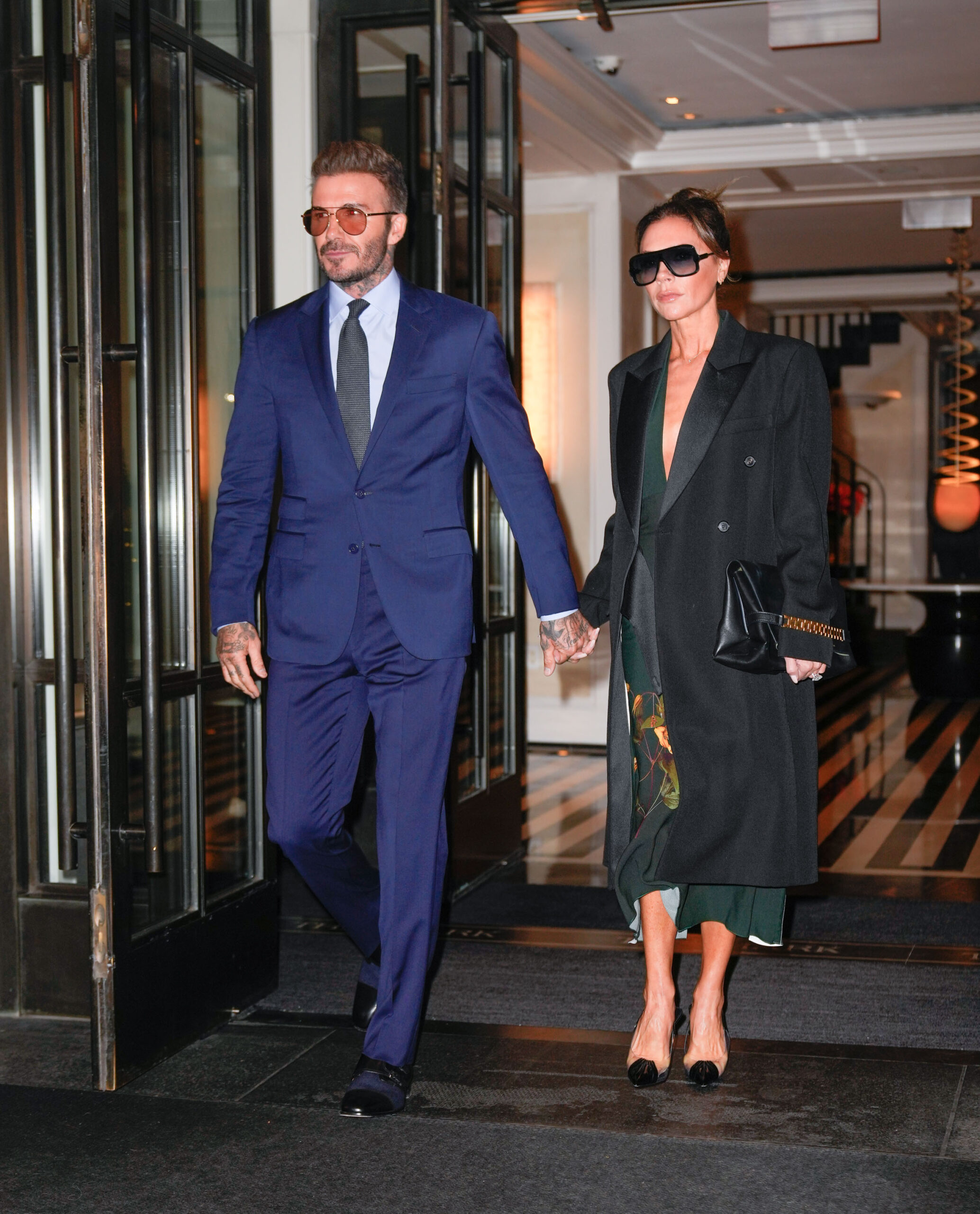 David Beckham and Victoria Beckham