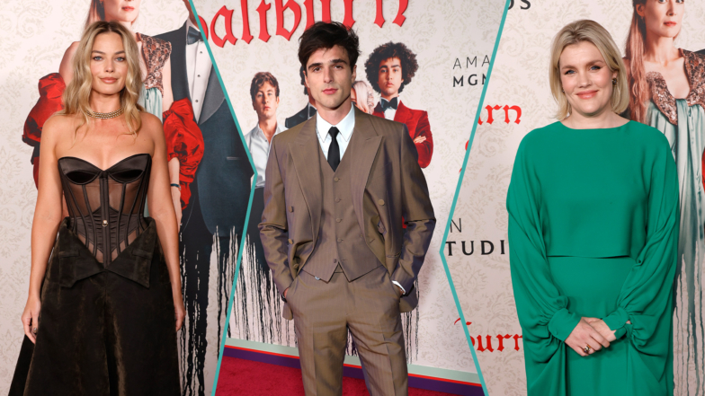 Margot Robbie, Jacob Elordi And Emerald Fennell Shine At 'Saltburn' Premiere