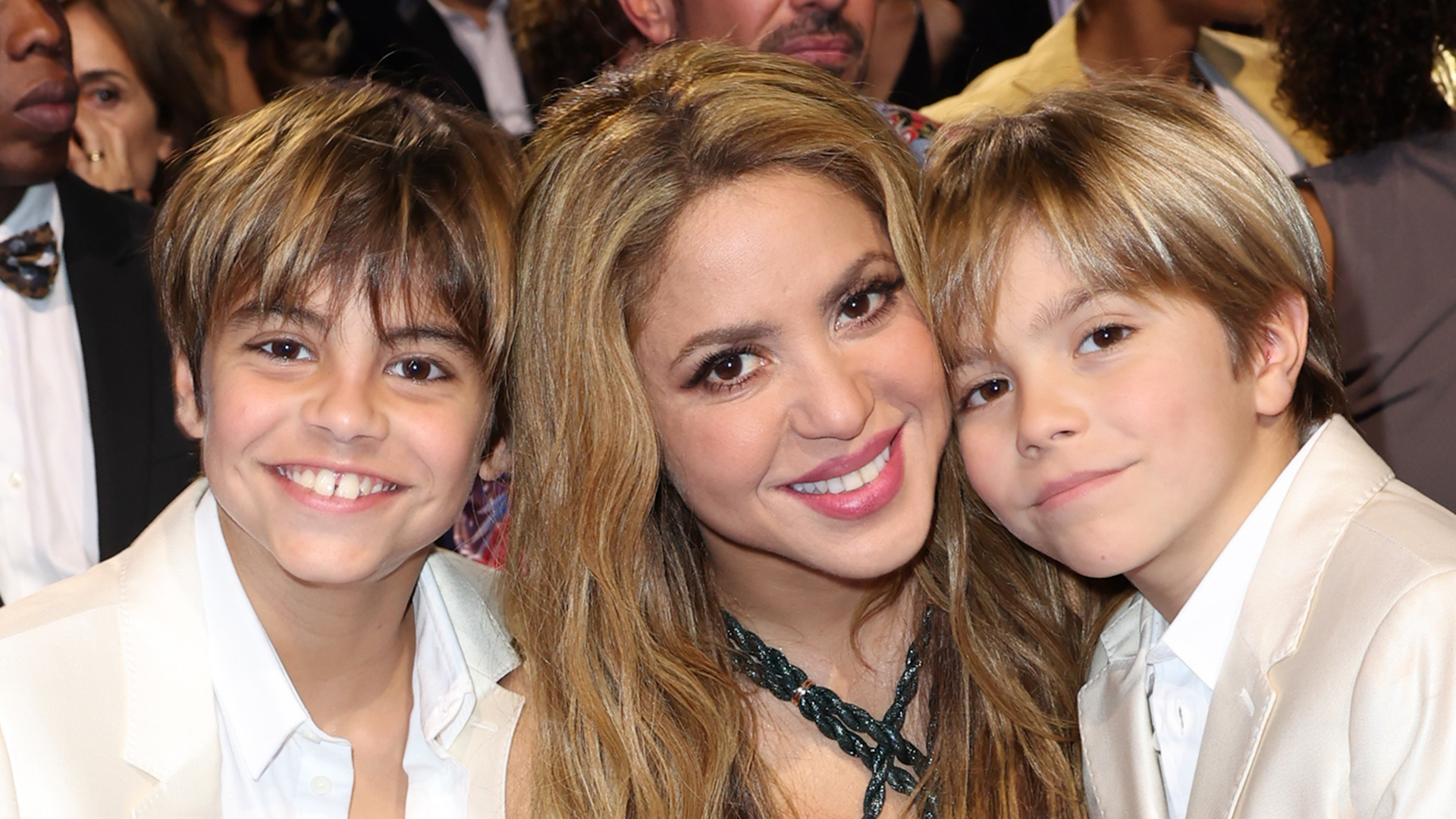 Shakira's Sons Sing With Her At 2023 Latin Grammy Awards As She