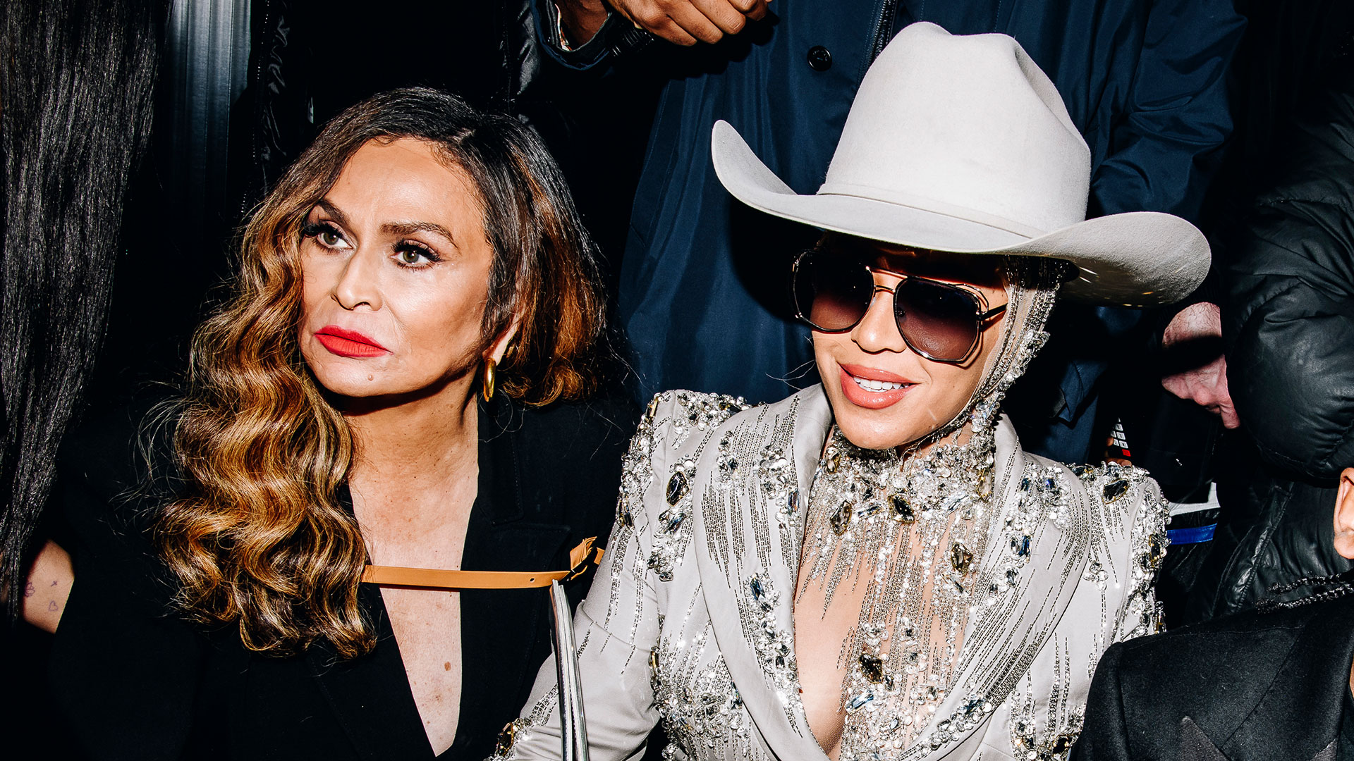Beyoncé Rocks Cowboy Hat With Tina Knowles To Support Nephew Julez's