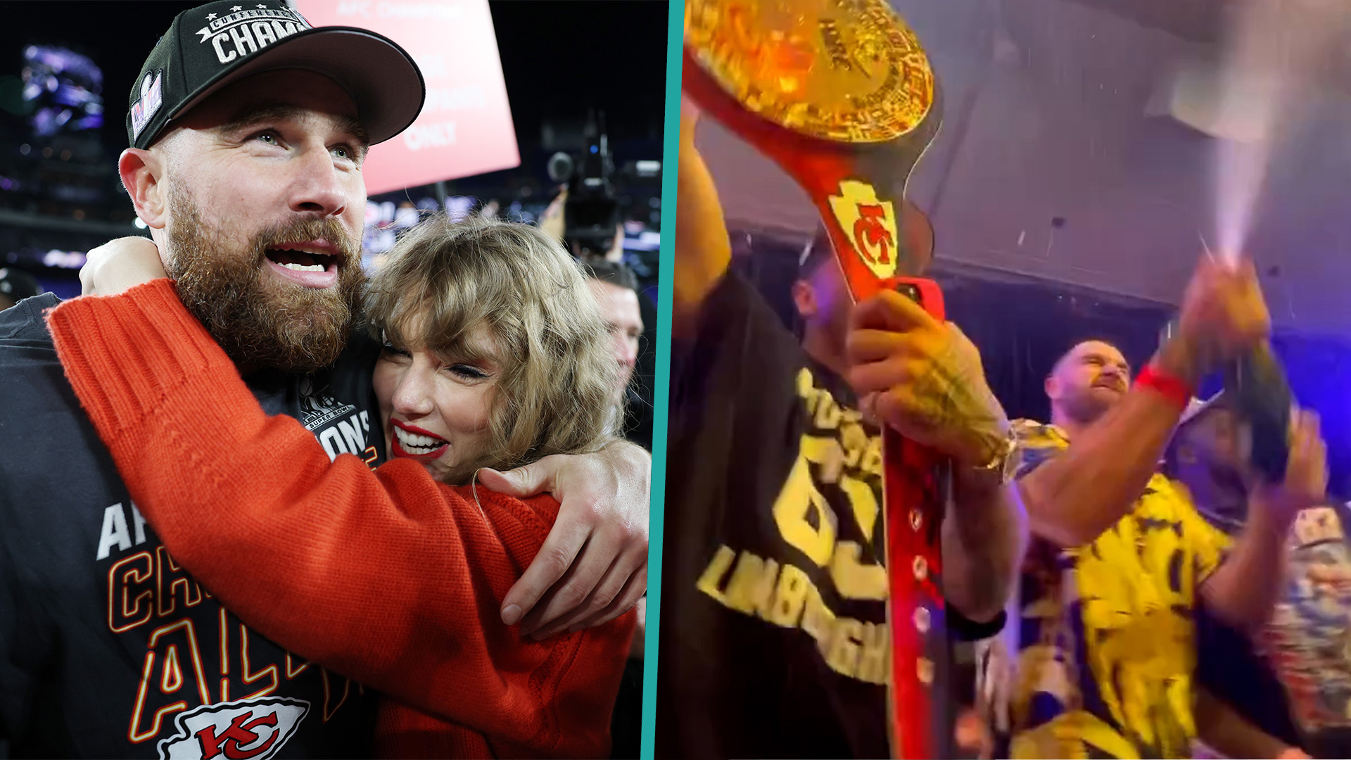 Travis Kelce Parties To Taylor Swift&rsquo;s &lsquo;Love Story&rsquo; Following Whirlwind