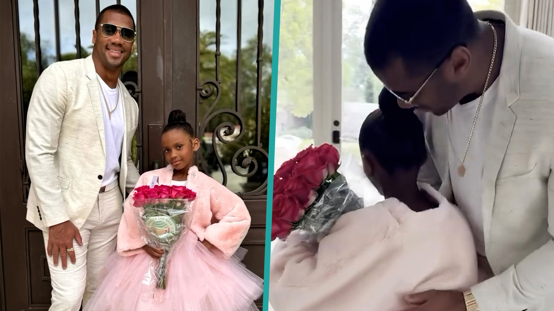Ciara Documents Russell Wilson Taking 6YearOld Daughter Sienna To(02)