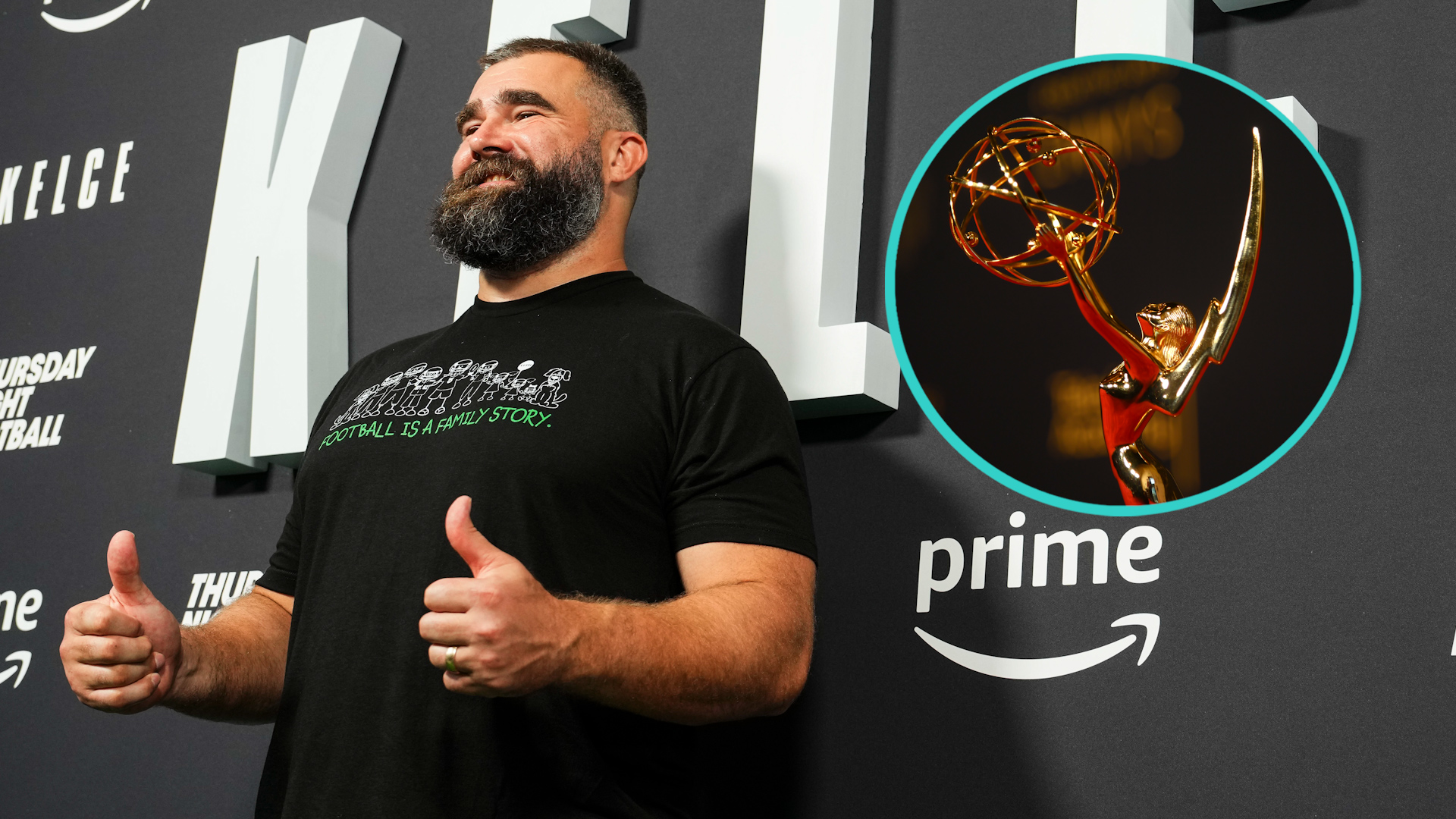 Jason Kelce Becomes Official Emmy Nominee After His Hit ‘Kelce ...