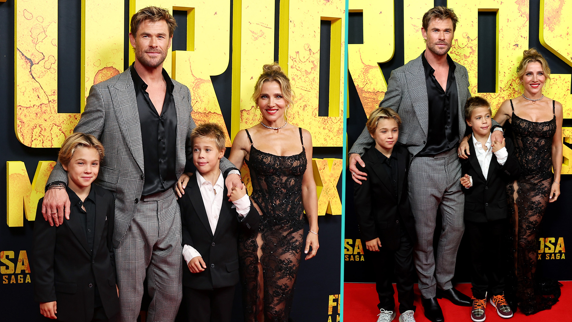 Chris Hemsworth & Elsa Pataky Bring Twin Sons To Red Carpet In Rare