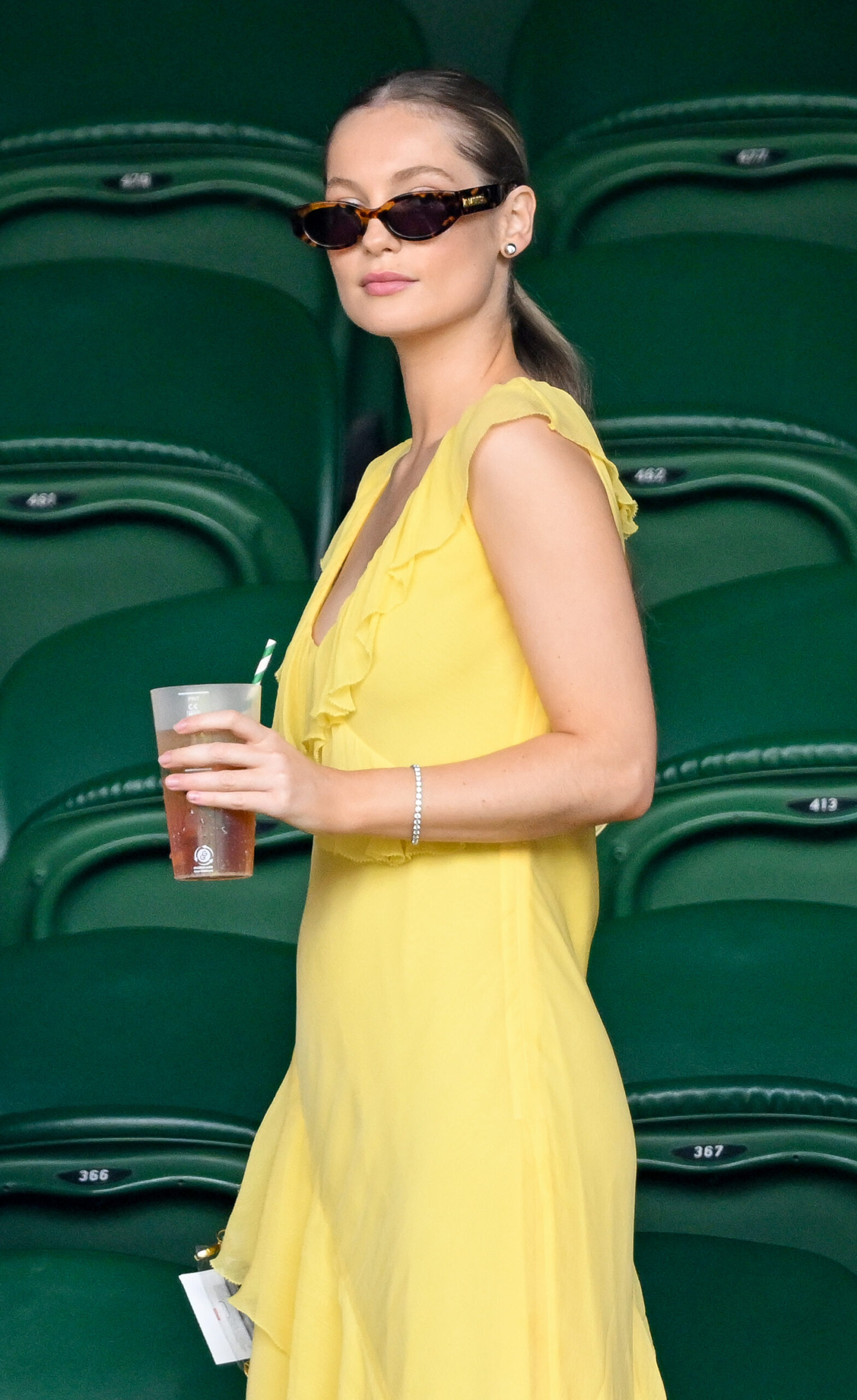 Celebrity Sightings At Wimbledon 2024 - Day 10