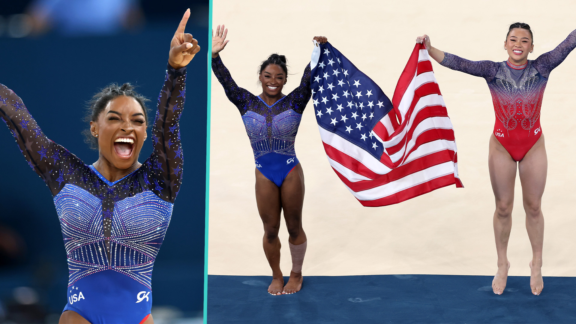 Simone Biles Wins Gold, Suni Lee Bronze In Women's All Around At 2024 ...