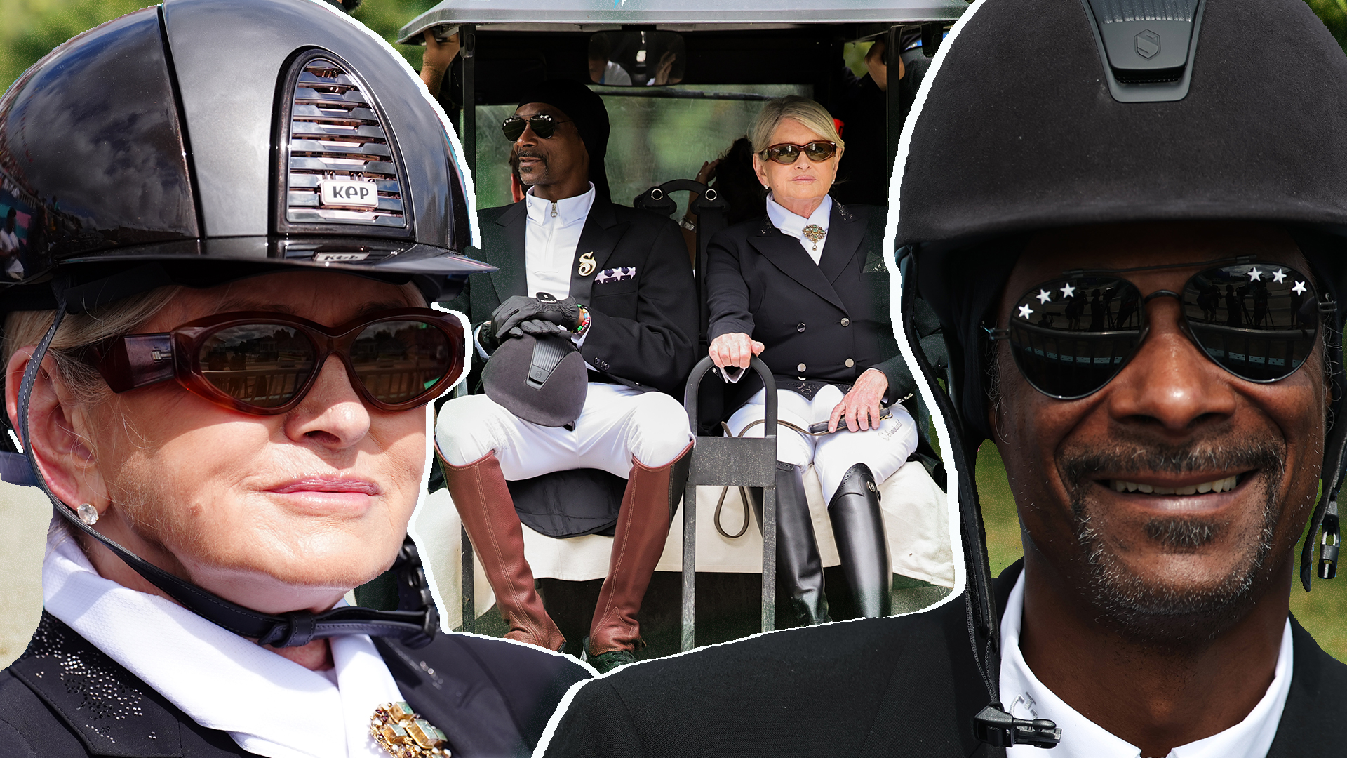 Snoop Dogg & Martha Stewart Wear Equestrian Gear At 2024 Olympics ...