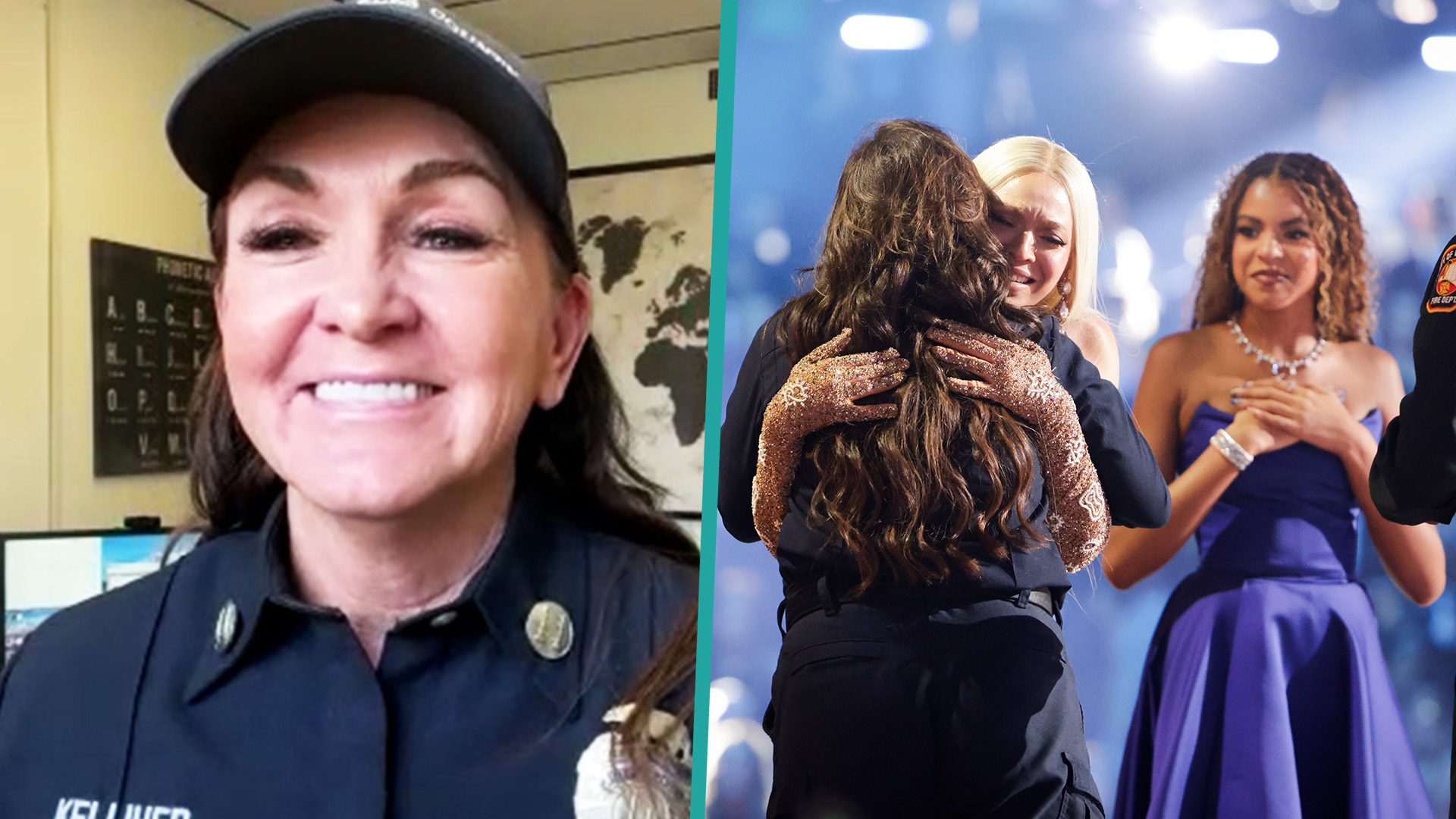 Beyoncé Praised By Firefighter After Presenting Her With AOTY At 2025 ...