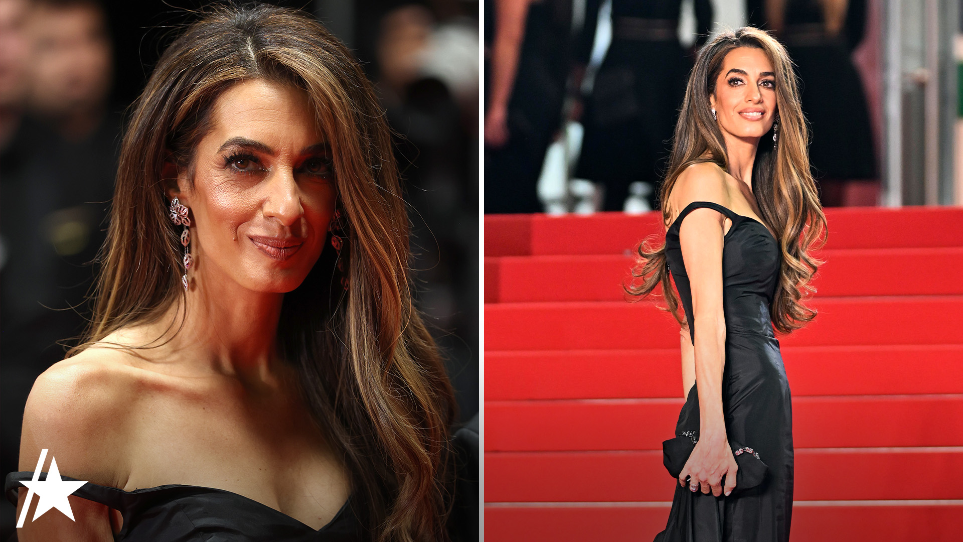 Amal Clooney Stuns In Glam Gown During Solo Cannes Film Festival Appearance | Access Amal Clooney Stuns In Glam Gown During Solo Cannes Film Festival Appearance | Access