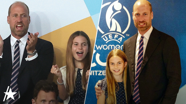 Princess Charlotte Joins Dad Prince William To Cheer On Lionesses To Victory At Euro 2025 Final