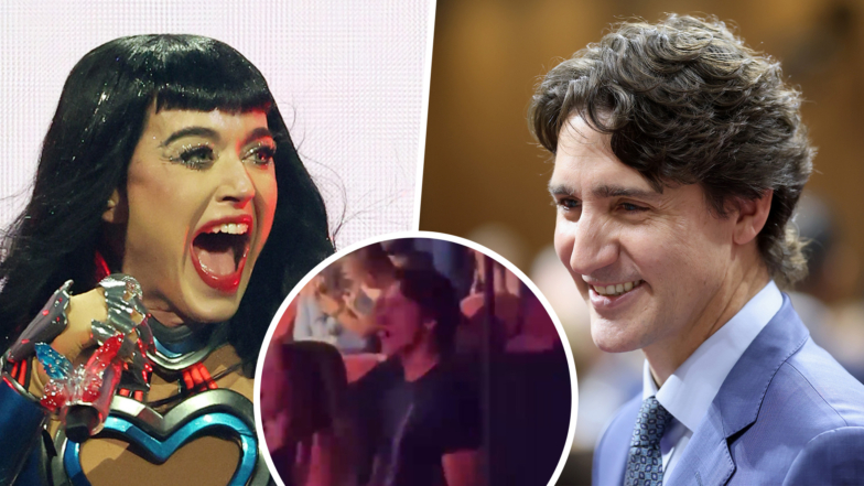 Justin Trudeau Bops & Sings Along At Katy Perry Concert After Pair's Viral Dinner Outing