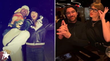 Taylor Swift & Travis Kelce Look Loved Up As He Posts First Photos With Her On Instagram