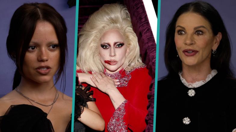 Why Jenna Ortega & Catherine Zeta-Jones Are Praising Lady Gaga In 'Wednesday' S2