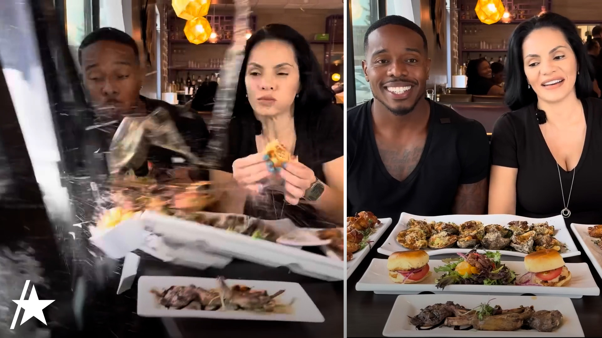 Car Crashes Into Food Influencers Through Restaurant Window While They ...