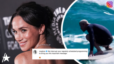 Meghan Markle Swoons Over Video Of Prince Harry's Surprising Surfing Skills: 'Whatta Man!'
