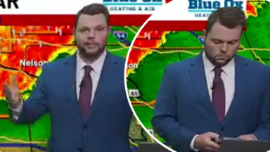 Meteorologist Fires Back At Criticism For Texting His Wife On-Air During Severe Weather Broadcast