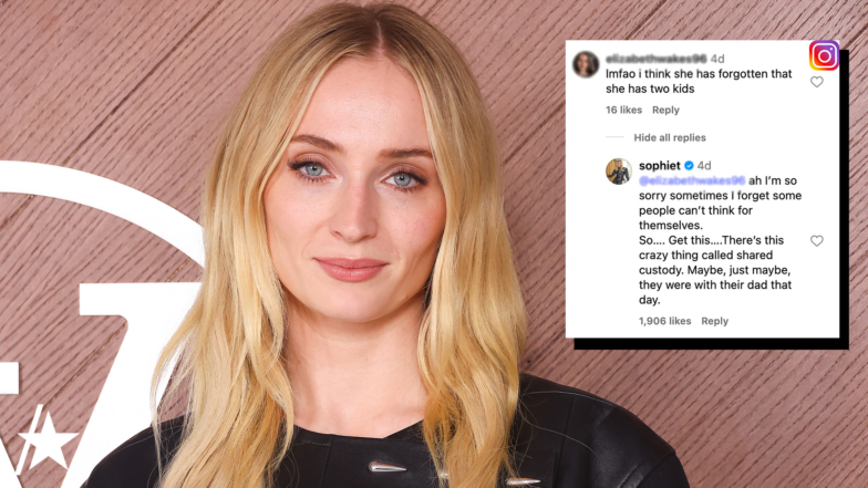Sophie Turner Shuts Down Mom-Shaming Comment: 'I Forget Some People Can't Think For Themselves'
