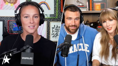 Kylie Kelce Reacts To Taylor Swift's 'New Heights' Episode Surpassing Her Record
