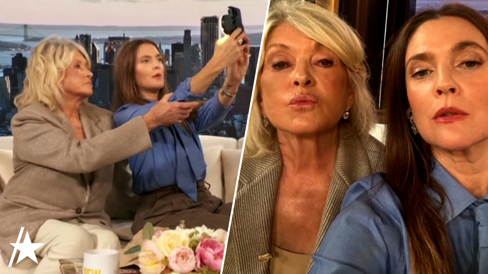 Martha Stewart Shows Drew Barrymore How To Take The Ultimate Thirst