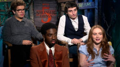 Sadie Sink, Finn Wolfhard, Gaten Matazarro, Caleb McLaughlin On 'Stranger Things' Finale Table Read