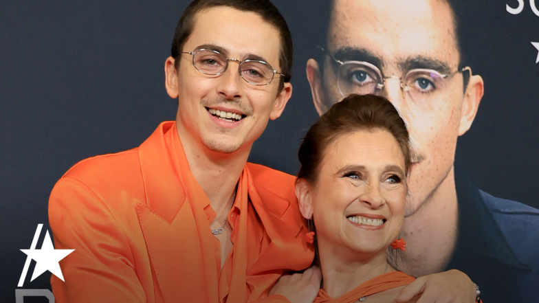 Timothée Chalamet Has Cute Matching Moment With Mom At 'Marty Supreme' New  York Premiere | Access